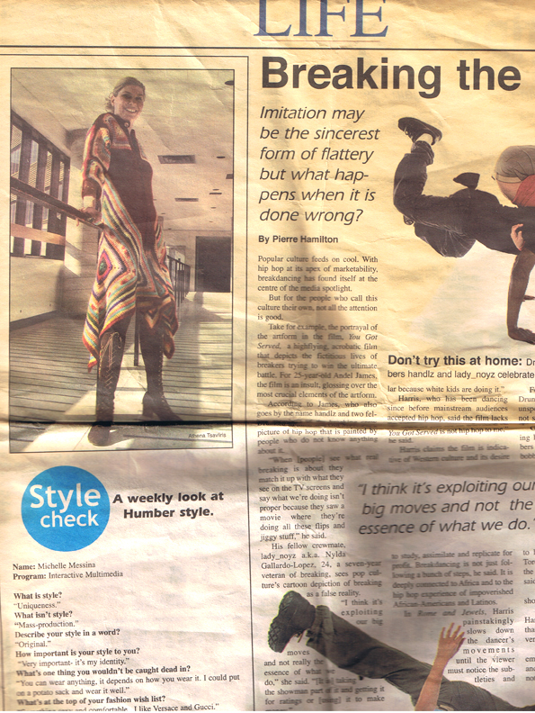 Michelle Messina makes Fashion News